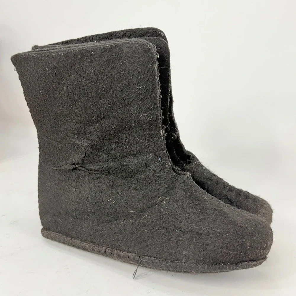 Kids Black Grey Orange Insulated Snow Boots Size 9 552370741 WMBTOT4490000-0814